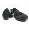 Black boulder stone